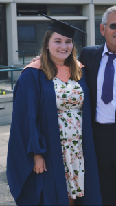 Holly Pritchard at her University of East Anglia Graduation