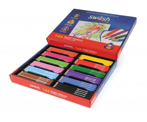 KOMFIGRIP Giant Colouring Pencils