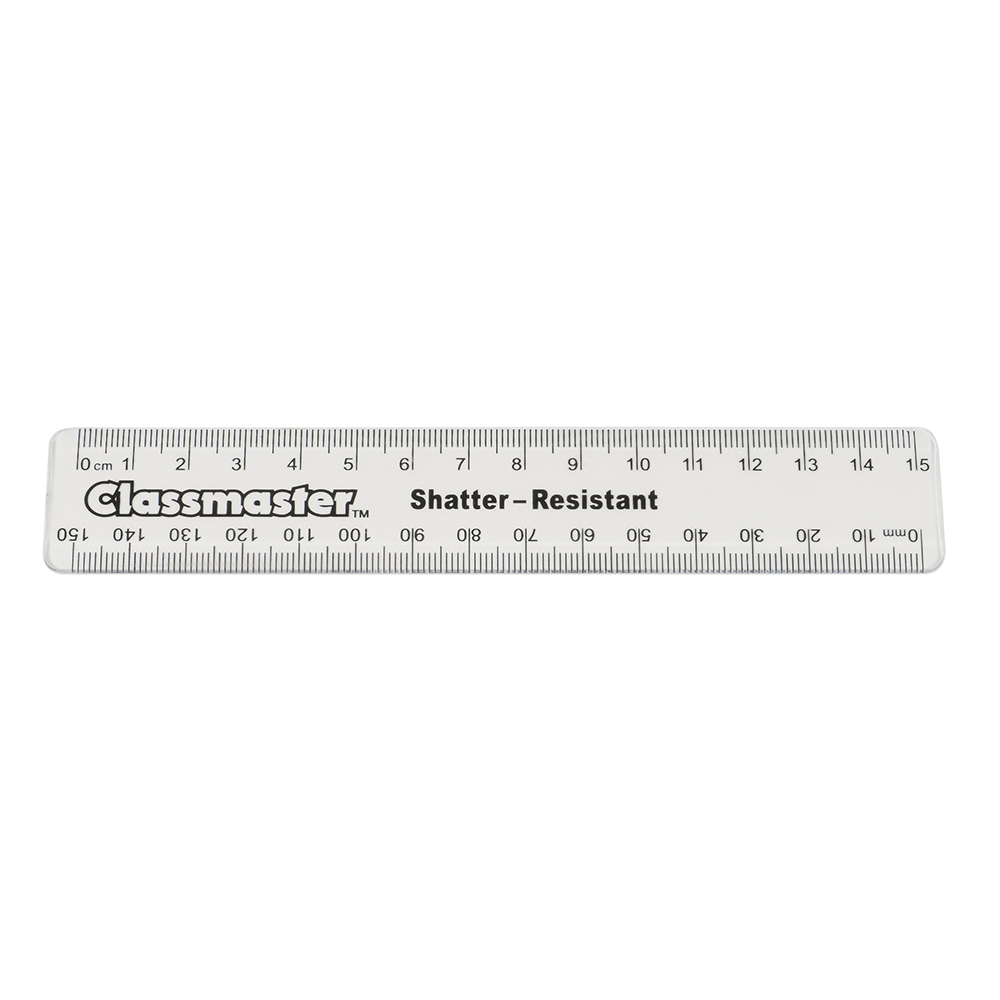 15cm Clear Rulers Pack Of 100 Cm Mm Eastpoint