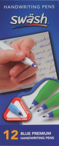 KOMFIGRIP Blue Handwriting Pens