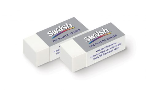 Premium White Plastic Erasers